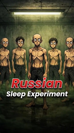 The Russian Sleep Experiment 😱 #horror #scarystories #creepypasta