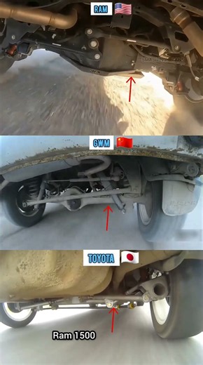 RAM vs Toyota vs GWM: Rear Suspension Battle Caught From Underneath