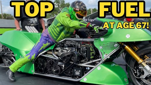 34K views · 973 reactions | What’s it like to jump on the world’s most powerful motorcycle at age 67? Go behind the scenes as Jimmy Brantley returns to Top Fuel Motorcycle on a Larry "Spiderman" McBride built masterpiece | CycleDrag | Facebook