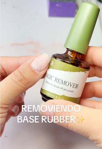 Tutorial paso a paso para remover rubber base