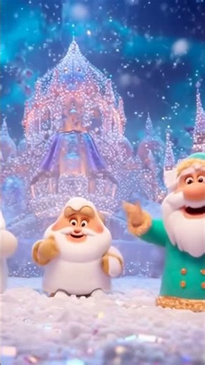 These Dancing Santas Hit Different #shorts #christmas #animation