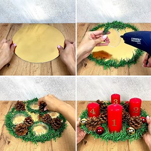 Come realizzare un bellissimo centrotavola dell’Avvento 😍 | Arredare