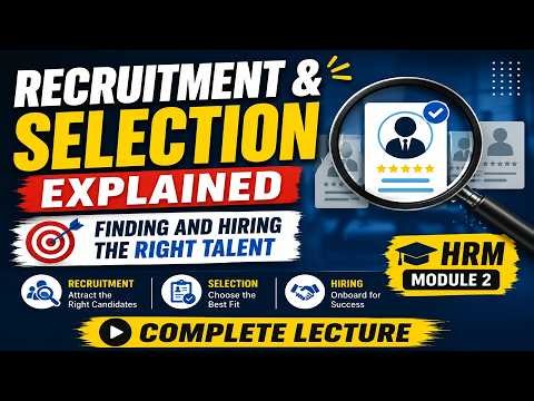 Recruitment & Selection Explained | Finding and Hiring the Right Talent