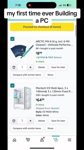 Building My First PC: Parts, Setup, and Final Result