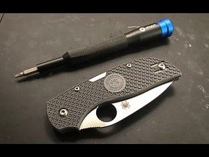 How to disassemble and maintain the Spyderco FRN Chaparral Pocketknife