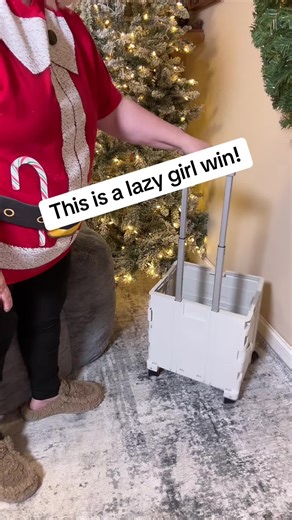 The folding rolling cart I didn’t know I needed — 55 lb capacity and folds flat in seconds. #rollingcart #homeorganization #tiktokshopblackfriday #tiktokshopcybermonday #tiktokshopholidayhaul