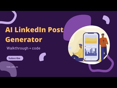 AI LinkedIn Post Generator | Streamlit + Langchain + Gemini AI Project Demo