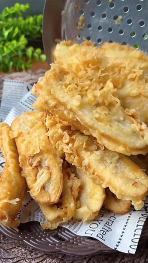 Begini cara membuat pisang goreng krispy renyah tahan lama #PisangGoreng #Gorengan #Cemilan | Dapur Ummu Husna