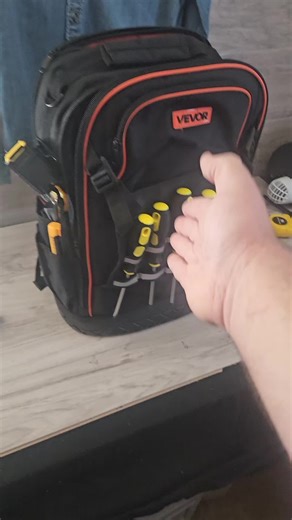 Heavy-Duty Tool Backpack Organizer for Electricians