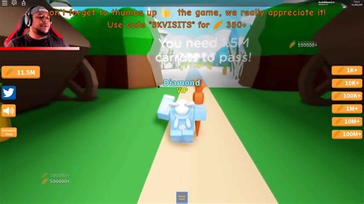 The Fattest Bunny Ever Ate 2 Trillion Carrots in Roblox