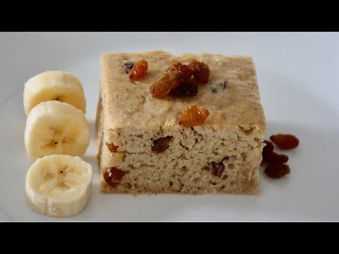 BANANA KOLAC BEZ SECERA, BRZO I JEDNOSTAVNO (SUGAR FREE BANANA CAKE)
