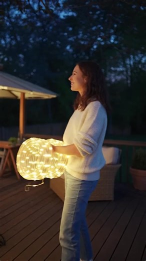 Solar Rope Lights 66ft 200 LED, 8 Modes Waterproof Outdoor Lights for Garden Patio Pool Tree Decoration, Warm #outdoorlights #lightingaccessories #smartchristmaslights #solarlightsoutdoor #gardenlightsholidaynights #outdoorlamp #christmaslightscheck #selfielightreview #portablesolarpendantlights #solarlightpendant