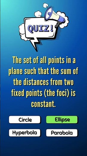Introduction to Conics Sections #maths #nonsingularmatrix #education #precalculus #conicsection