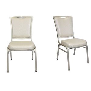 [Hot Item] Wholesale Fancy Stackable Rental Iron Steel Wedding Banquet Hotel Chairs for Restaurant