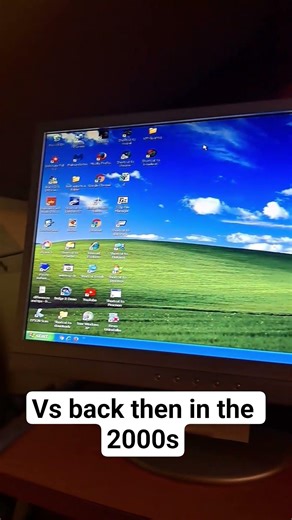 Average users first PC monitor these days VS back then