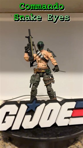 GI Joe Classified Custom Action Figure Commando Snake Eyes #subscribe #gijoeclassifiedseries #gijoe