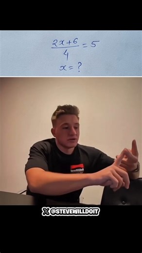 Maths Gallery on Instagram: "Find your x💀 #stevewilldoit #geometry #mathematical #maths #reels #quiz"