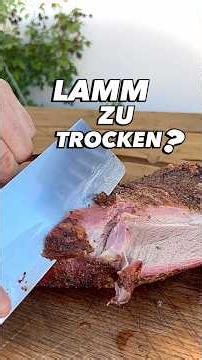 Grilled Lamb Shoulder - Internal Temperature