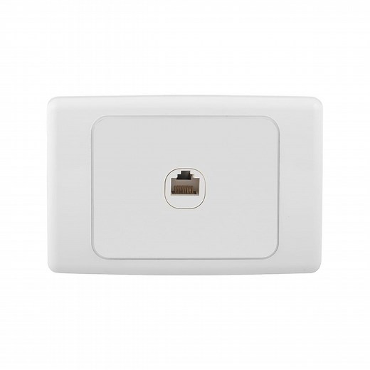 Deta Cat 6 Single Ethernet RJ45 Outlet