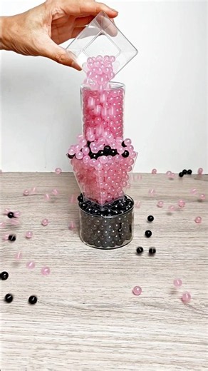 Mesmerizing Reverse Beads in Slow Motion#asmr #satisfying #oddlysatisfying #relaxing