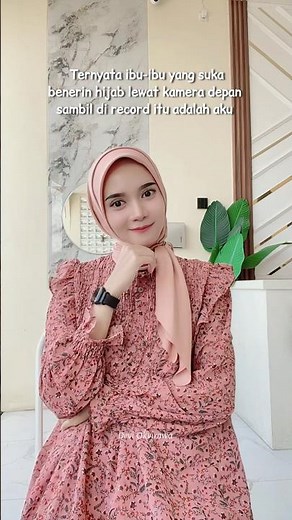 Simple square hijab tutorial, one set without pins, very easy