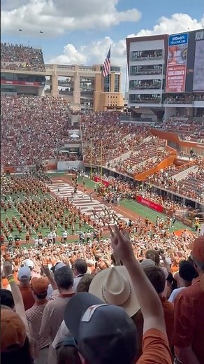 University of Texas UT Longhorns football team entering DKR Stadium first time for 2024-2025 season