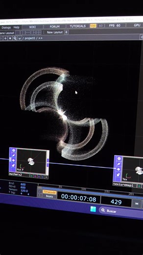 spin • #touchdesigner #digitalart #generativeart #visuals