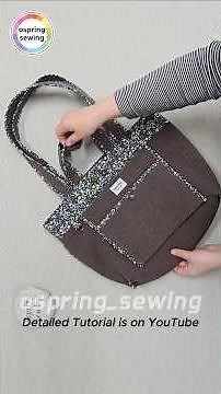 [DIY] 2-Way bag Sewing Tutorial 🤎