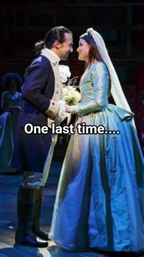 one last time... #hamilton #broadway #musical