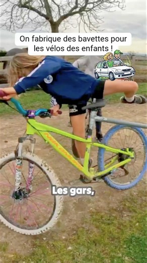 We're making mud flaps for Lili and Lili's bikes!! 🤣😍🚲 #velolife #bikelife #street #foryou