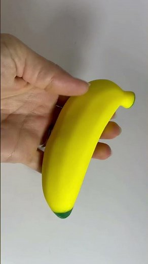 Stretchy sand filled banana