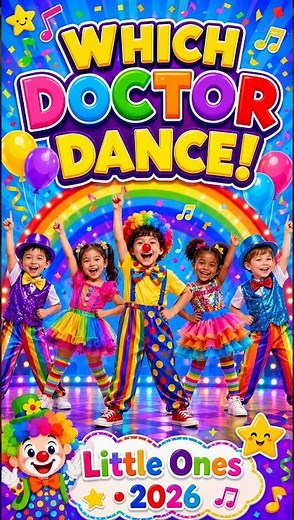 🌈 Bright & Colorful Which Doctor Dance by Little Ones 🤡 | Preschool Kids Performance 2026