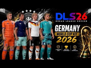 🔥 DLS 26 GERMANY WORLD CUP 2026 KITS 🇩🇪 | WIRTZ'S NEW WC 2026 KIT URL & LOGO