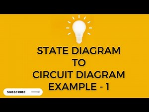State Diagram to Circuit Diagram - 1 | Sequential Circuit Analysis #sequentialcircuits #flipflops