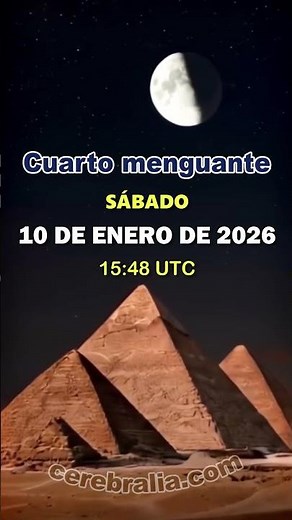 Calendario Lunar ENERO 2026 📅