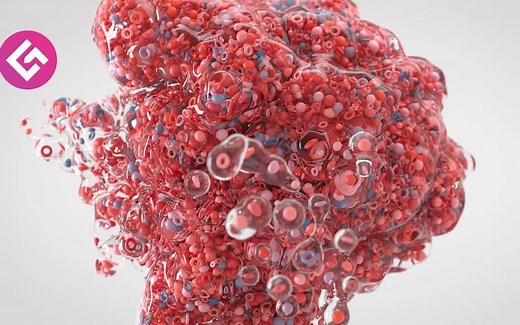 C4D&XP粒子 粒子平流Blob教程(带工程)