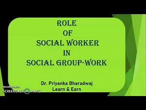 Role of Group-worker in Social Group-work #groupwork #BSW #MSW #UGC-NET