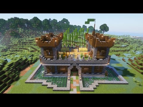 Minecraft Castle Build Tutorial From Start to Finish - Part 28