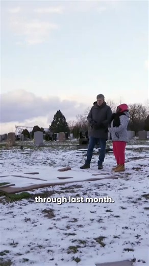 CBS Evening News on Instagram: "She was living among the dead, until help arrived. After the loss of her husband, Rhea Holmes spent months sleeping at his grave before a police officer helped her find a new home and a new beginning. @stevehartmancbs is On the Road."
