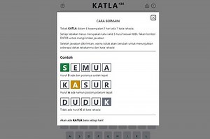 Cara dan Tips Bermain Katla, Permainan Tebak Kata yang Sedang Populer - Bobo