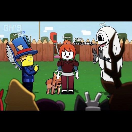 Dear my favorite game, - 99 NIGHT IN THE FOREST | ROBLOX ANIMATION