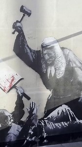 12K views · 77 reactions | New Banksy covered over within hours of appearing at Royal Courts of Justice | Bristol.Live | Facebook