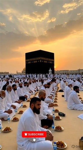 Iftar at the Kaaba 🌙🤍 | One Ummah, One Table”