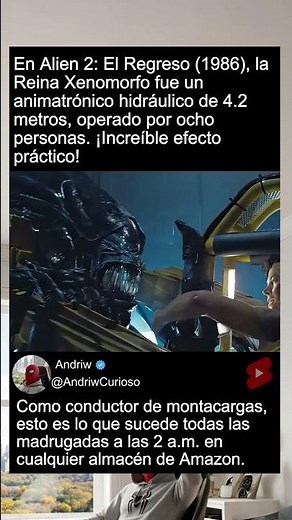 En Alien 2 El Regreso (1986), la Reina Xenomorfo fue un animatriniko...