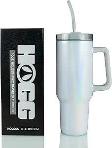 Hogg 40oz Traveler - Holographic Shimmer, 40 oz Sublimation Tumblers Bulk, Sublimation Tumblers with Handle