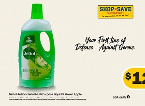 11K views · 44 reactions | Dettol Antibacterial Multi Liquid 1L Green Apple. $12.45 | Shop N Save Supermarket | Facebook