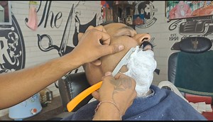 Indian Barber Shaving Full Tutorial Step by step | Sahil Barber Shop