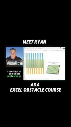 Excel obstacle course #exceltips