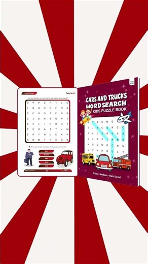 Cars & Trucks Word Search 🚗🧩 | Fun Learning for Kids