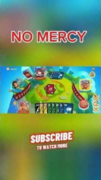 No Mercy 💀💀💀 Until the end #gaming #funny #uno